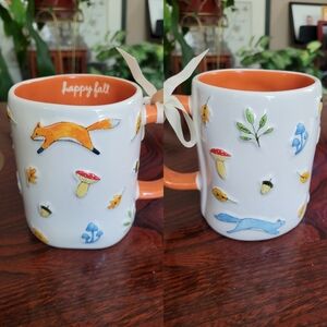 🌾🍂🦊Rae Dunn Happy Fall Fox Mug